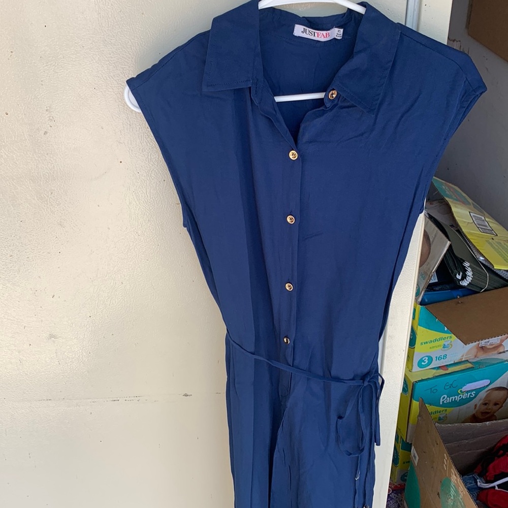 Blue dress